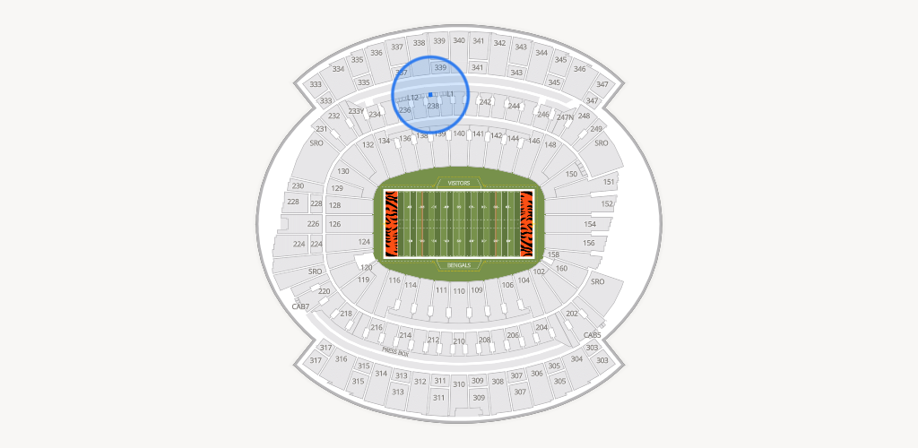 Paycor Stadium Seating Chart