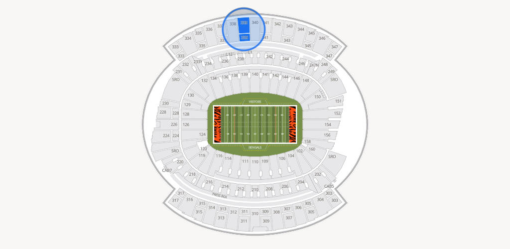 Paycor Stadium Seating Chart