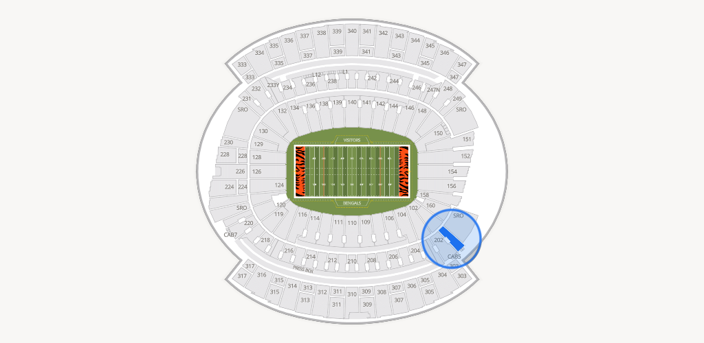 Paycor Stadium Seating Chart
