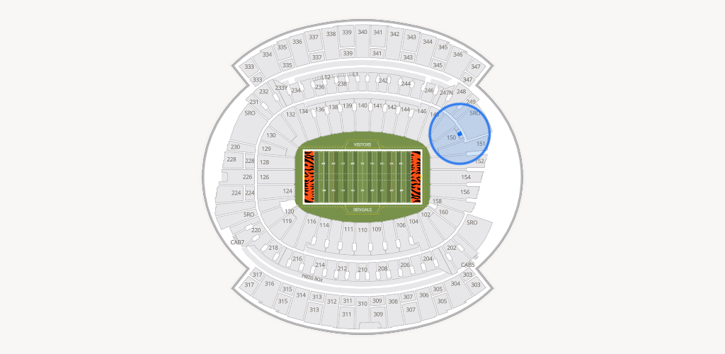 Paycor Stadium Seating Chart