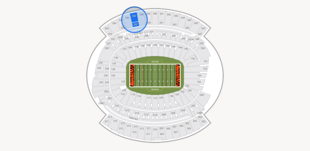 Paycor Stadium Seating Chart