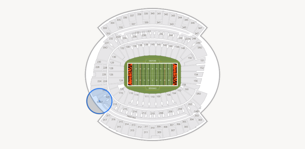 Paycor Stadium Seating Chart