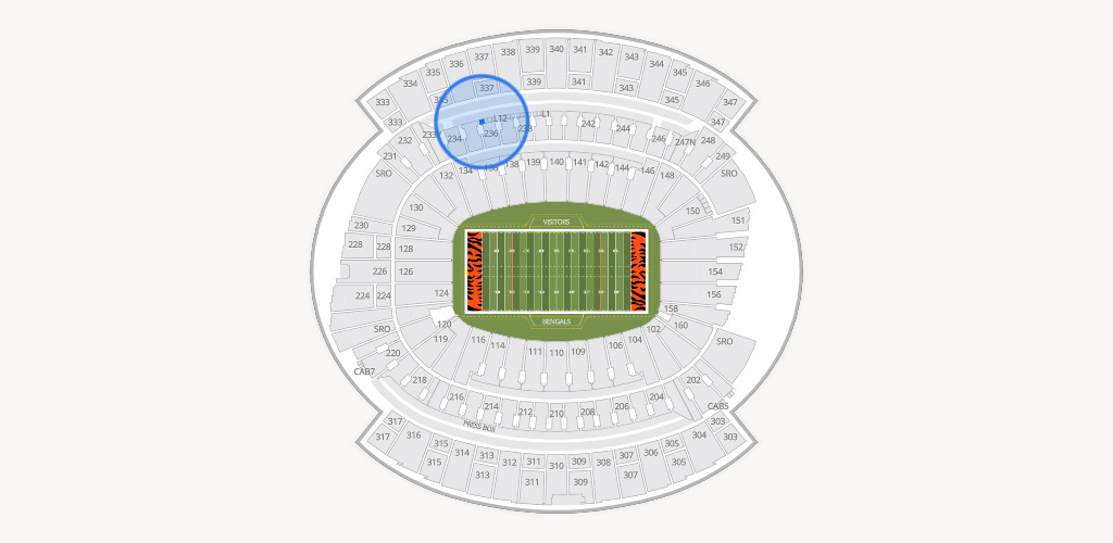 Paycor Stadium Seating Chart