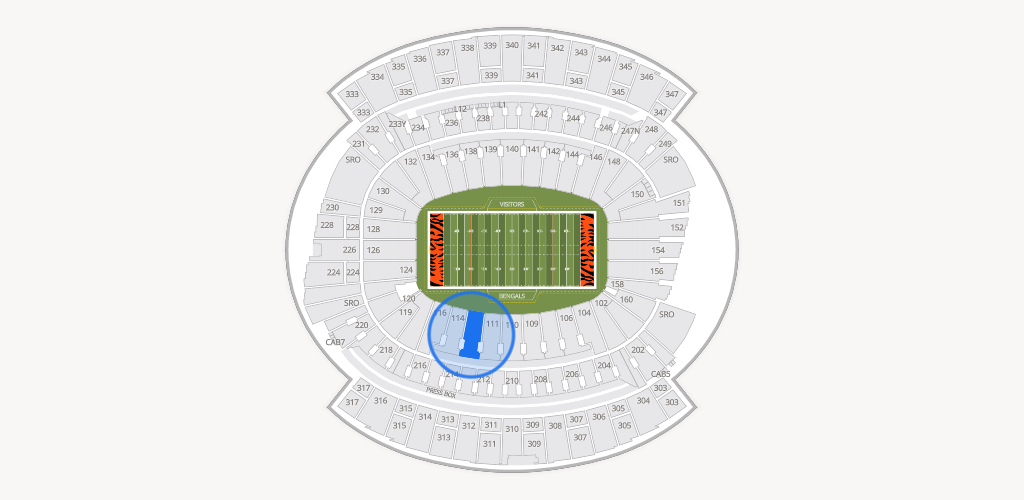 Paycor Stadium Seating Chart