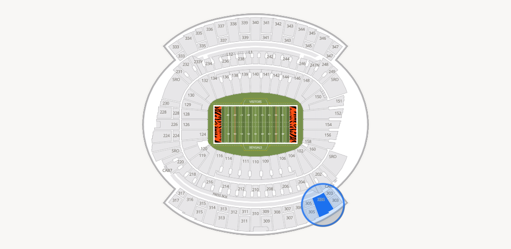 Paycor Stadium Seating Chart
