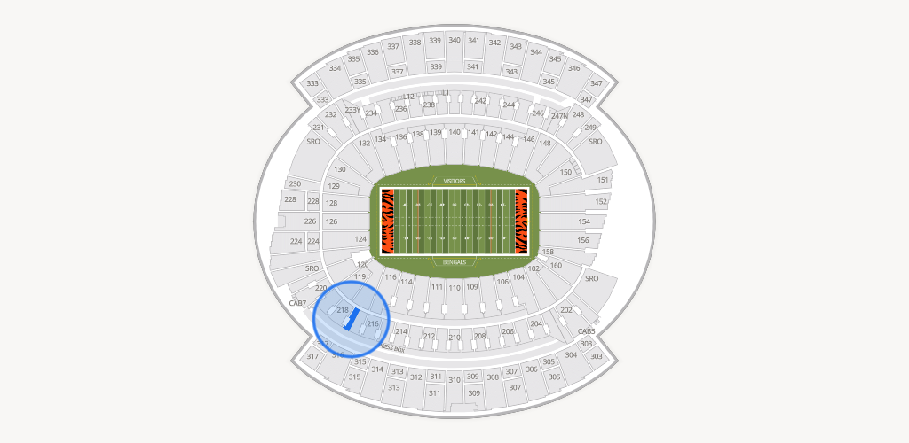 Paycor Stadium Seating Chart