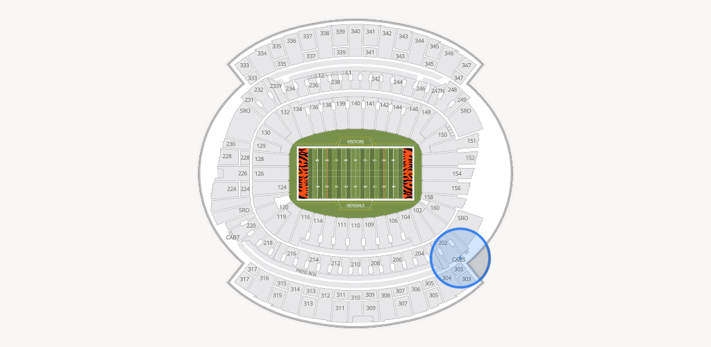 Paycor Stadium Seating Chart