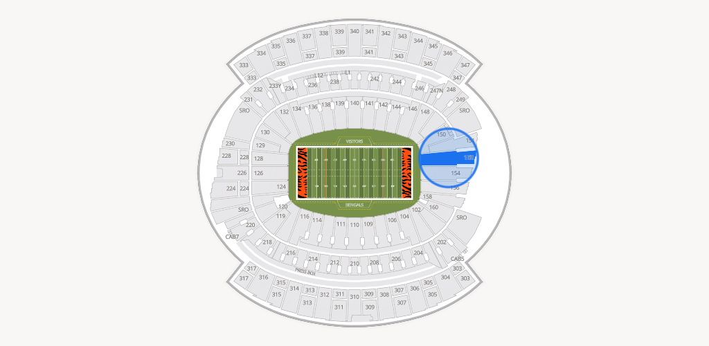 Paycor Stadium Seating Chart