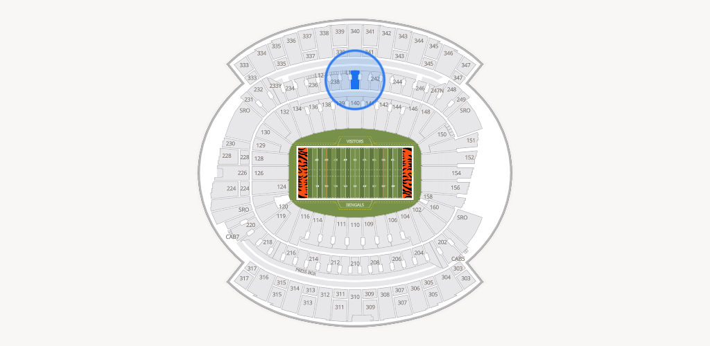 Paycor Stadium Seating Chart