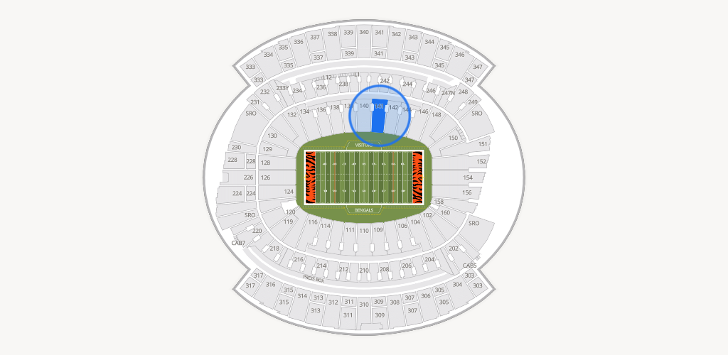 Paycor Stadium Seating Chart