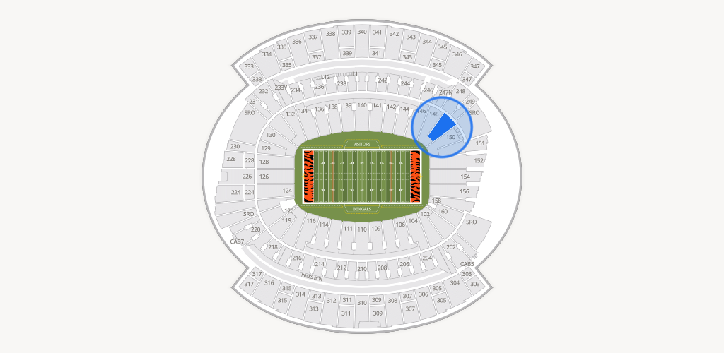 Paycor Stadium Seating Chart