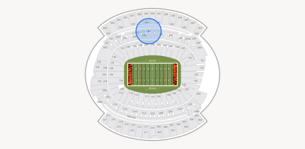 Paycor Stadium Seating Chart