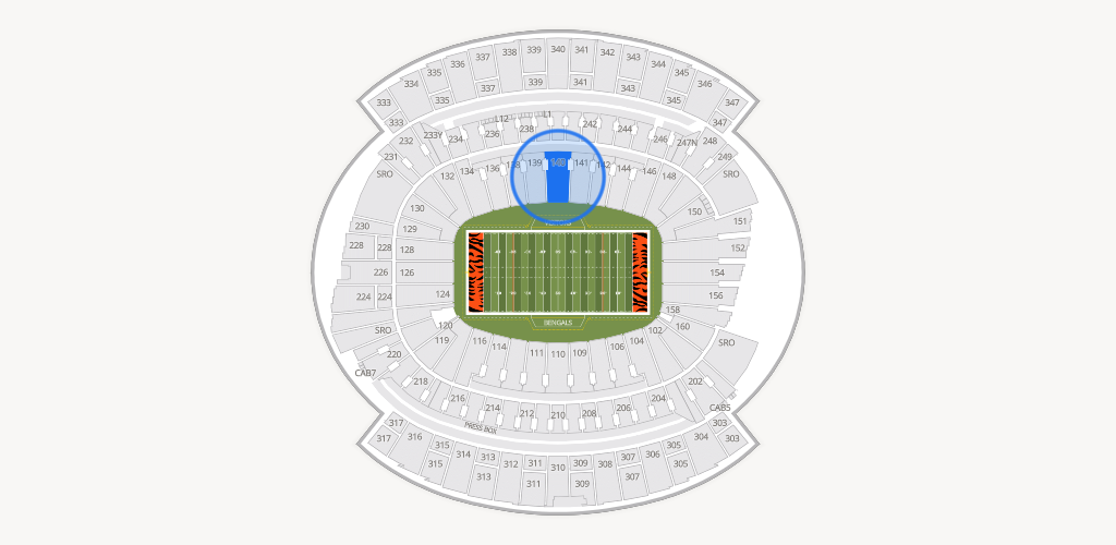 Paycor Stadium Seating Chart