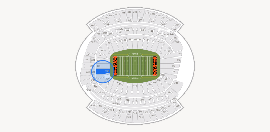 Paycor Stadium Seating Chart