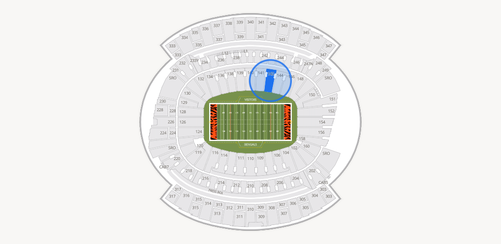 Paycor Stadium Seating Chart