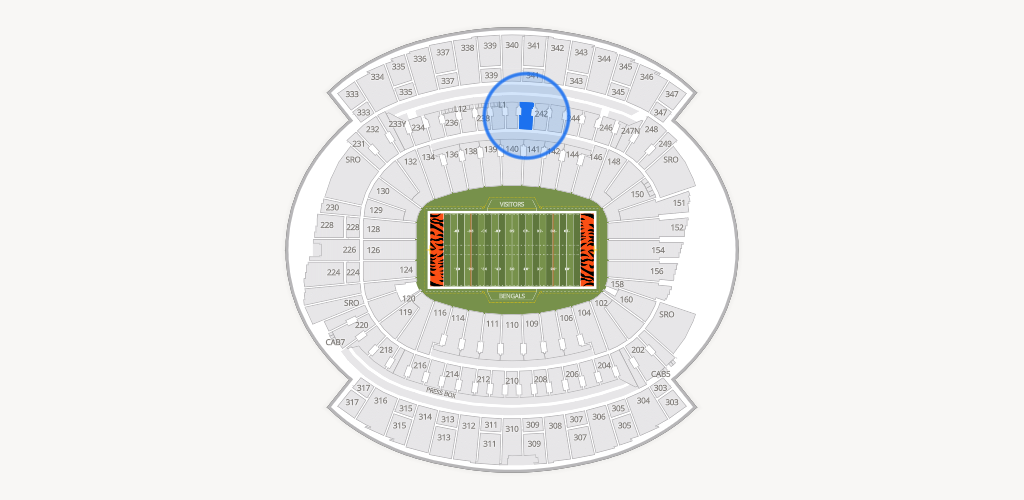 Paycor Stadium Seating Chart