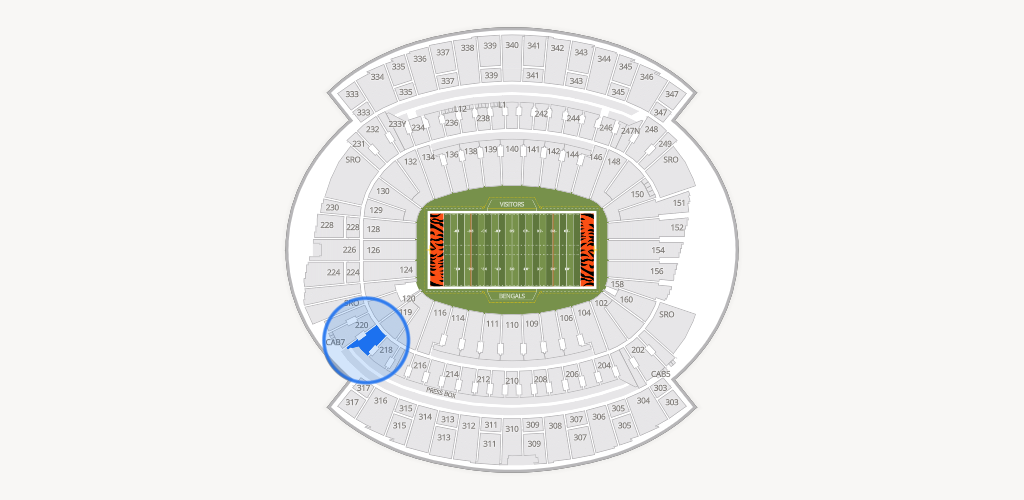 Paycor Stadium Seating Chart
