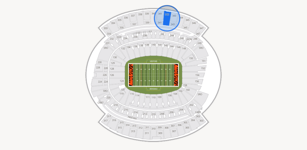 Paycor Stadium Seating Chart