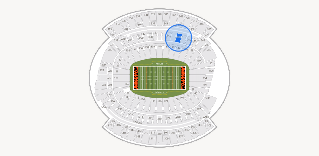 Paycor Stadium Seating Chart