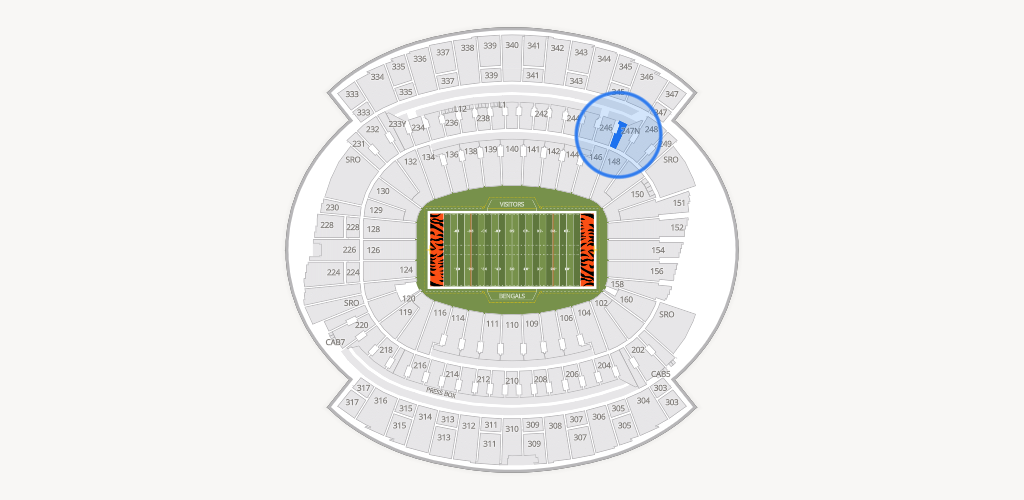 Paycor Stadium Seating Chart