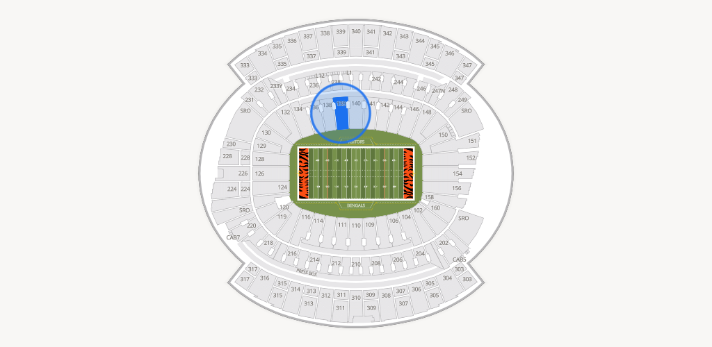 Paycor Stadium Seating Chart