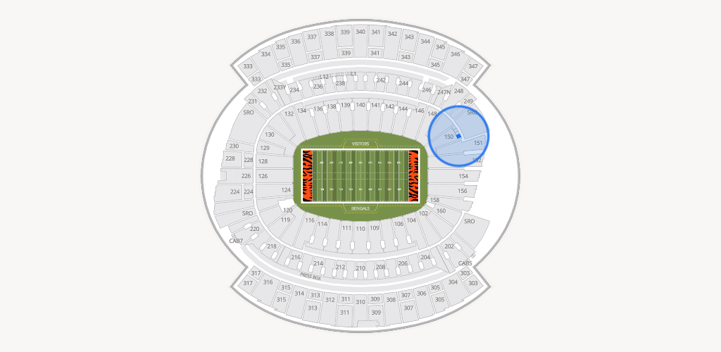 Paycor Stadium Seating Chart