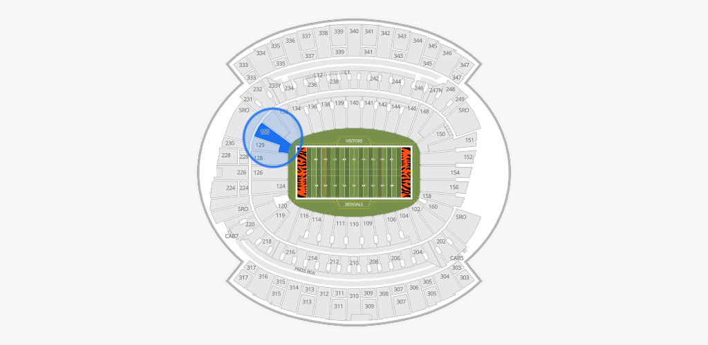 Paycor Stadium Seating Chart