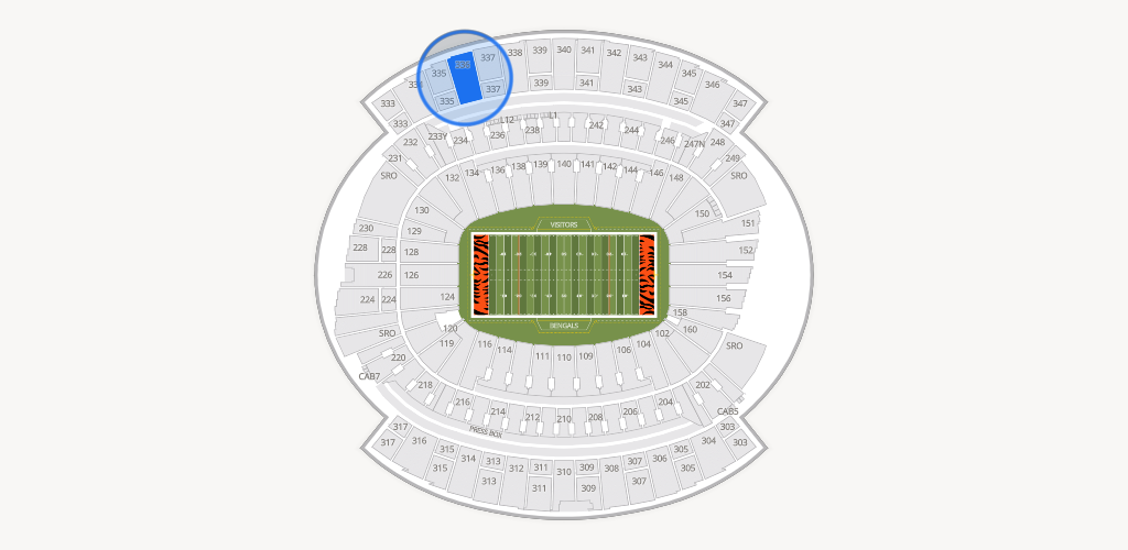 Paycor Stadium Seating Chart