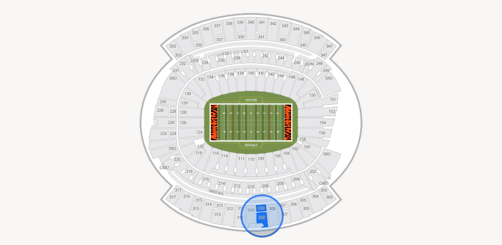 Paycor Stadium Seating Chart