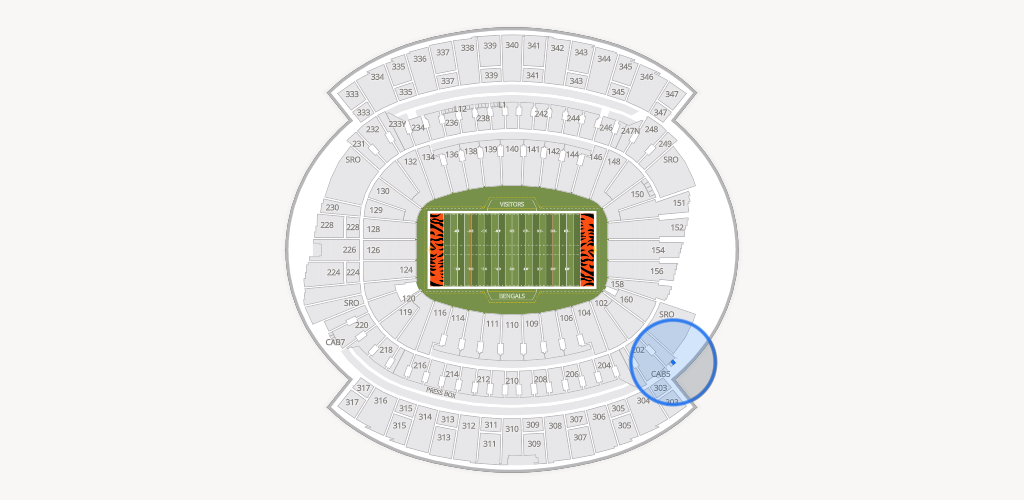Paycor Stadium Seating Chart
