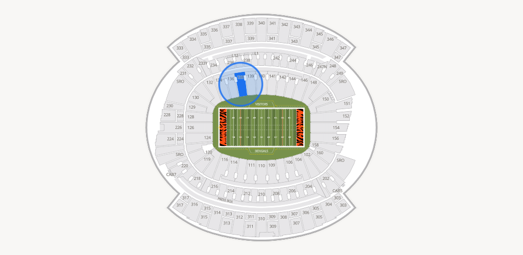 Paycor Stadium Seating Chart