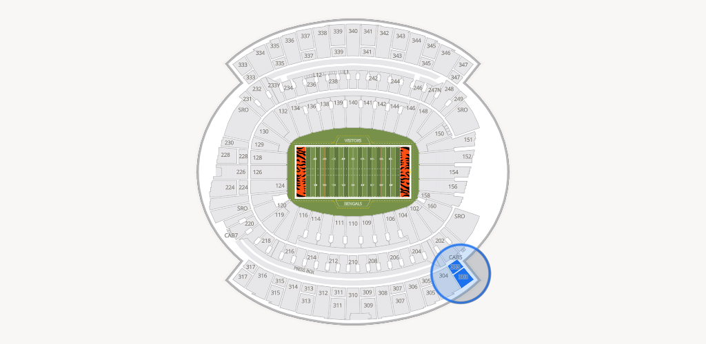 Paycor Stadium Seating Chart