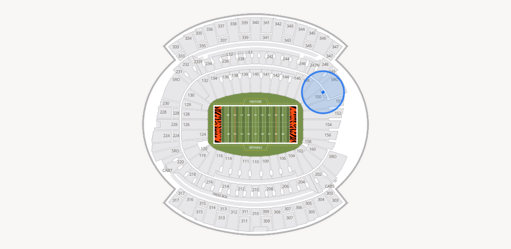Paycor Stadium Seating Chart
