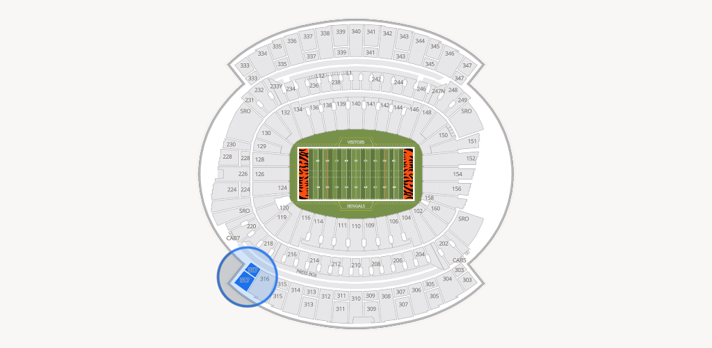 Paycor Stadium Seating Chart