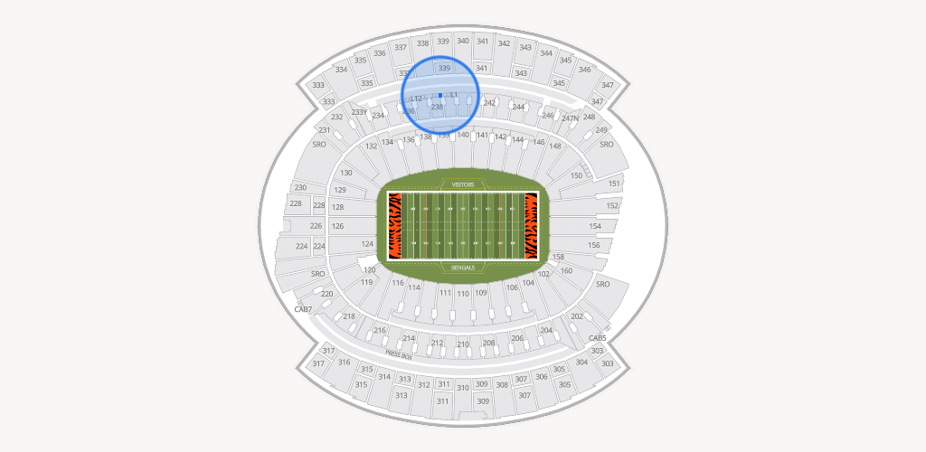 Paycor Stadium Seating Chart