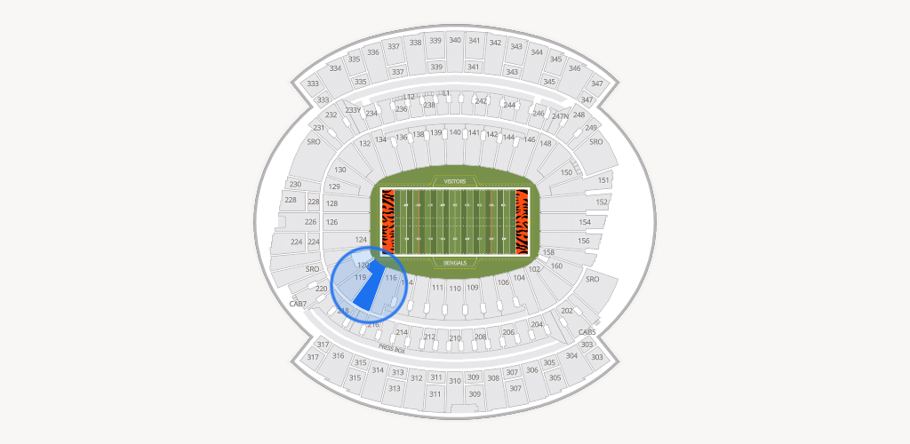 Paycor Stadium Seating Chart