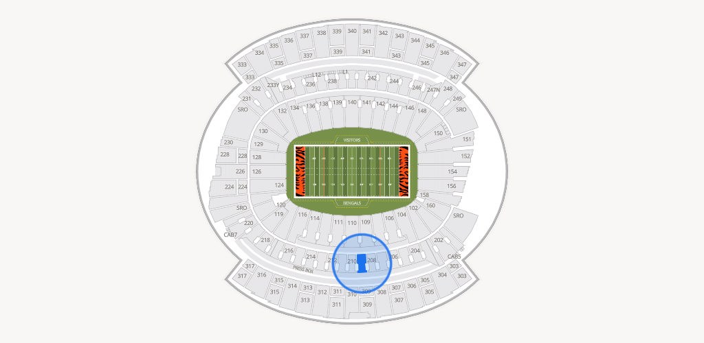 Paycor Stadium Seating Chart