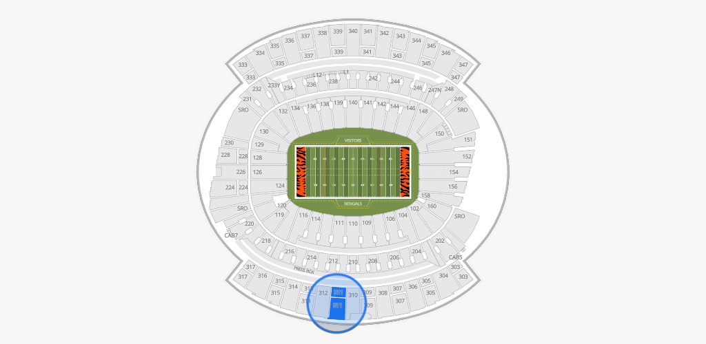 Paycor Stadium Seating Chart