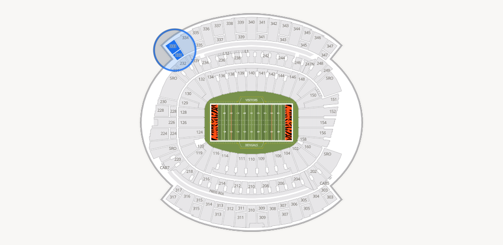 Paycor Stadium Seating Chart