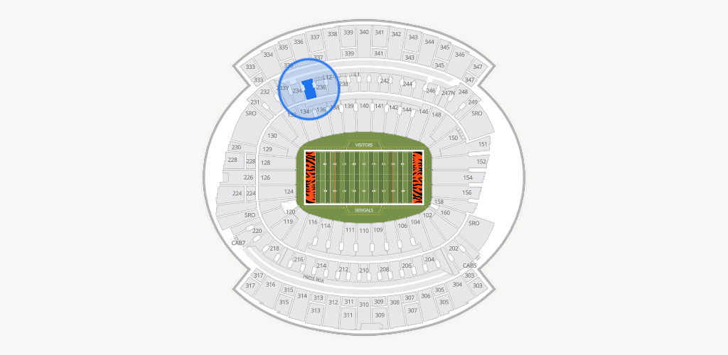 Paycor Stadium Seating Chart