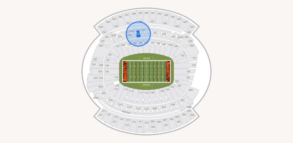 Paycor Stadium Seating Chart
