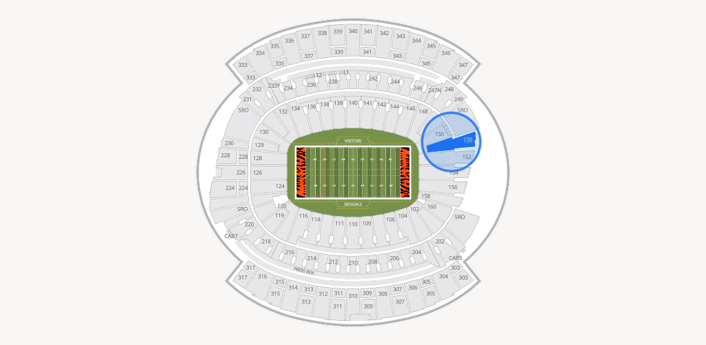 Paycor Stadium Seating Chart