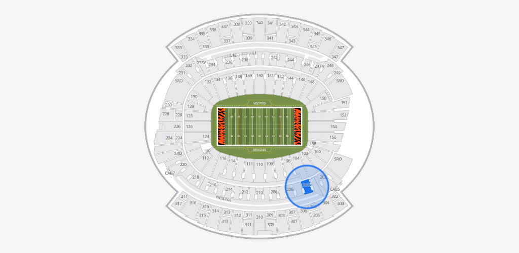 Paycor Stadium Seating Chart
