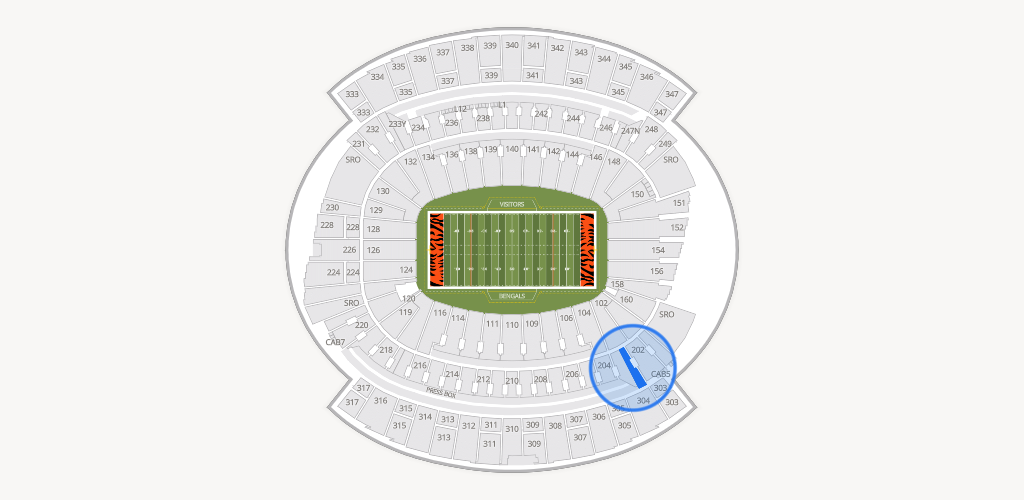 Paycor Stadium Seating Chart