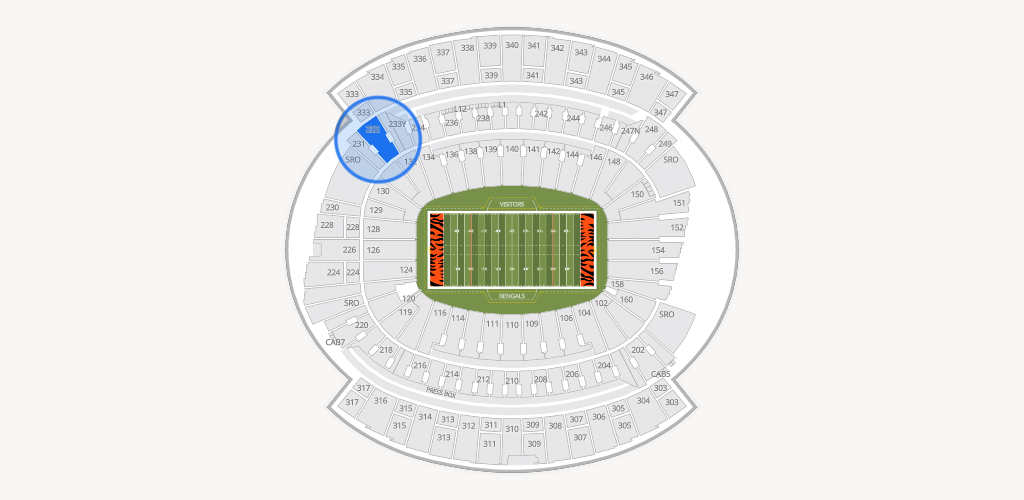 Paycor Stadium Seating Chart