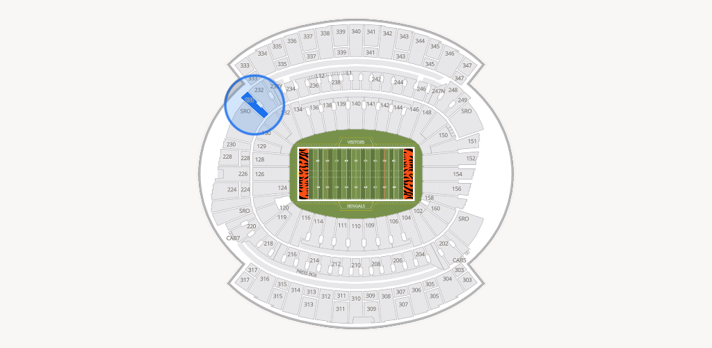 Paycor Stadium Seating Chart