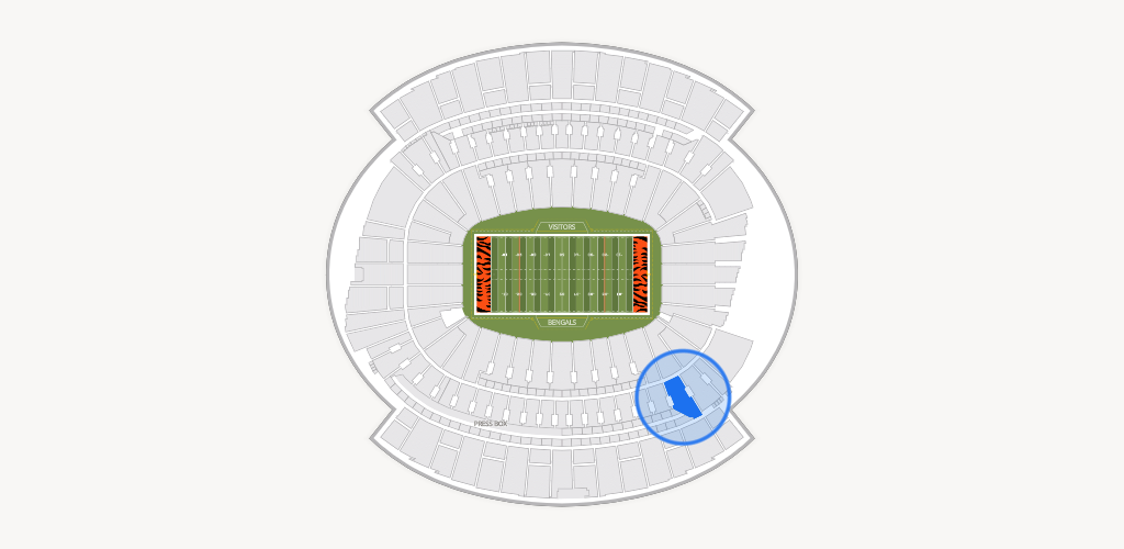 Paycor Stadium Seating Chart