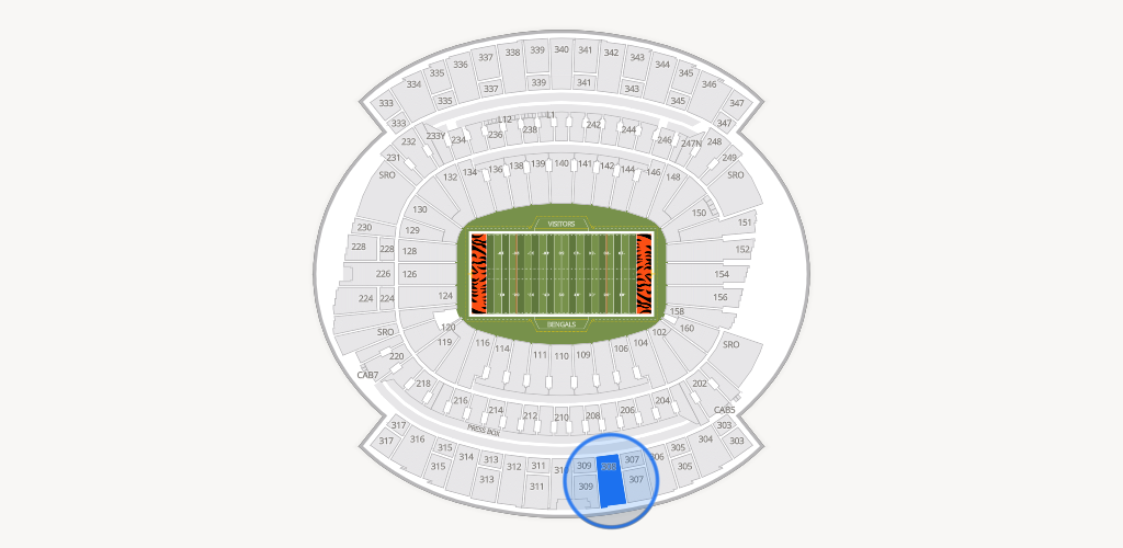 Paycor Stadium Seating Chart