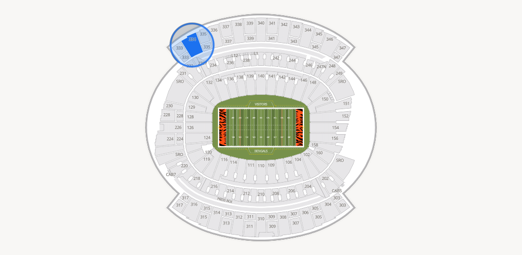 Paycor Stadium Seating Chart