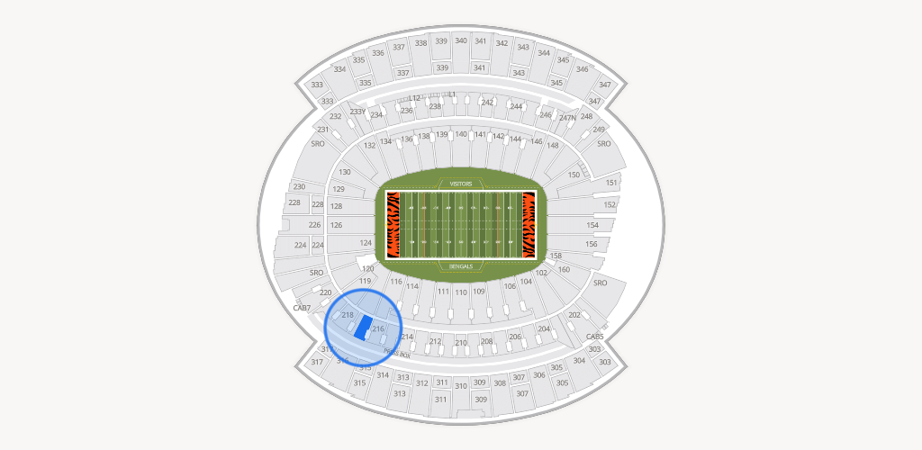 Paycor Stadium Seating Chart